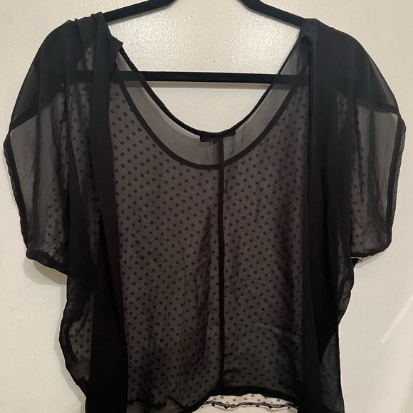 Women's Polka Dot Top - Picture 3 of 4